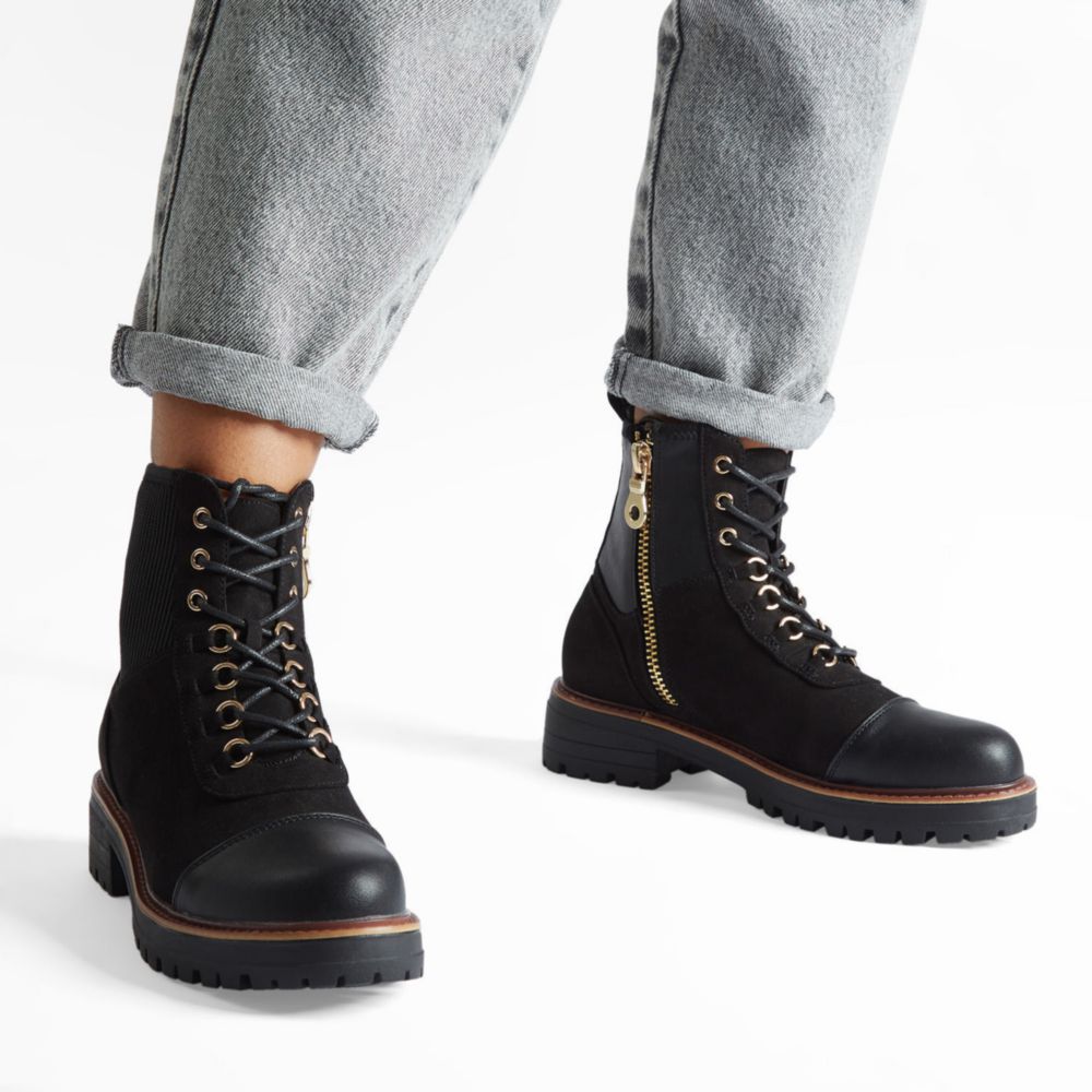 Botines Malabar Mujer Combtrack Negro | plazaVea - Supermercado