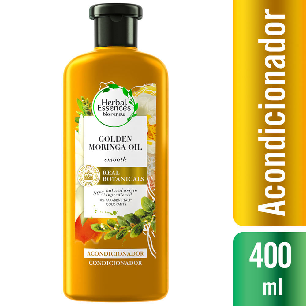 Acondicionador HERBAL ESSENCES Golden Moringa Oil Frasco 400ml