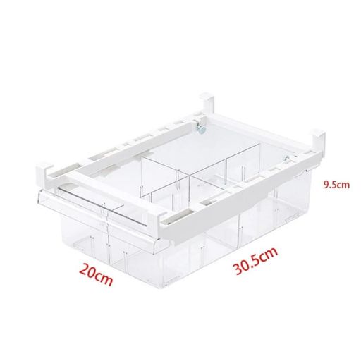 Importadora y Distribuidora Monar - Bandeja Organizador para Refrigeradora  - Cajón de refrigerador - Organizador de ahorro de espacio - Caja de  almacenamiento de nevera - Diseño hueco, ventilación para evitar el