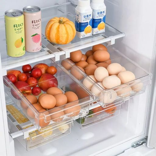 Refrigerador Congelador Organizador Refrigerador Alimentos Huevos