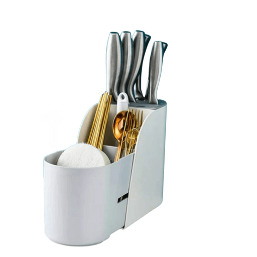 Estante para cuchillos - Porta cuchillos de almacenamiento 2 en 1