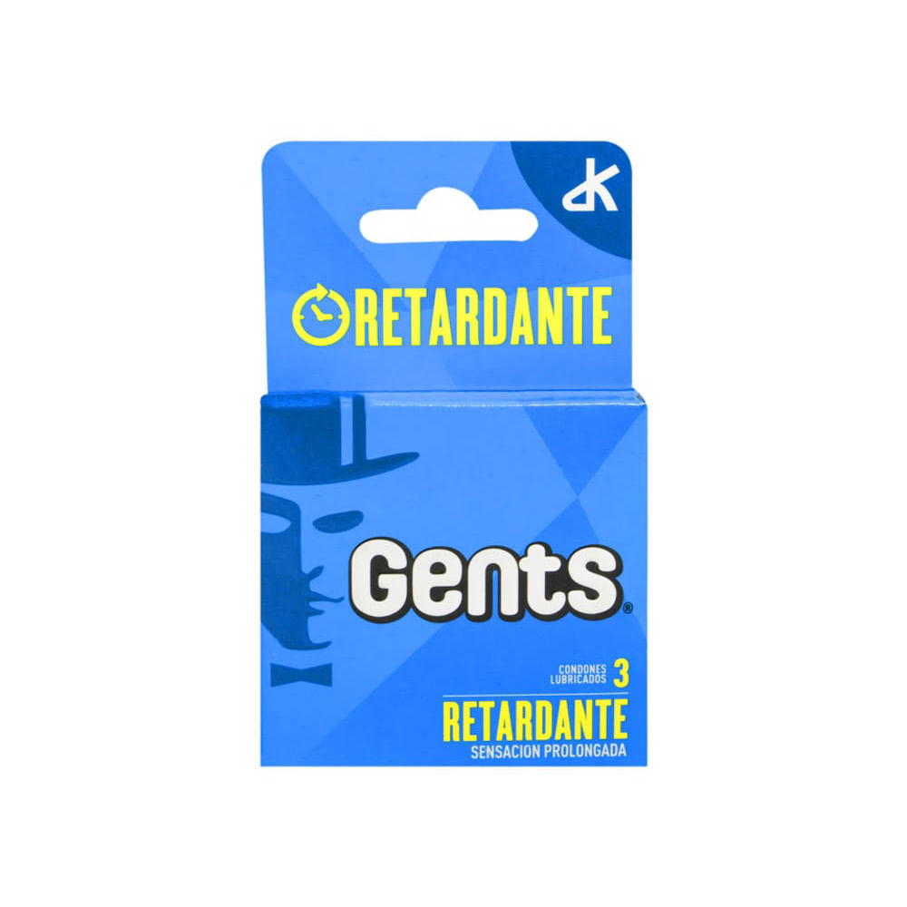Preservativo Gents Retardante - Caja 3 UN