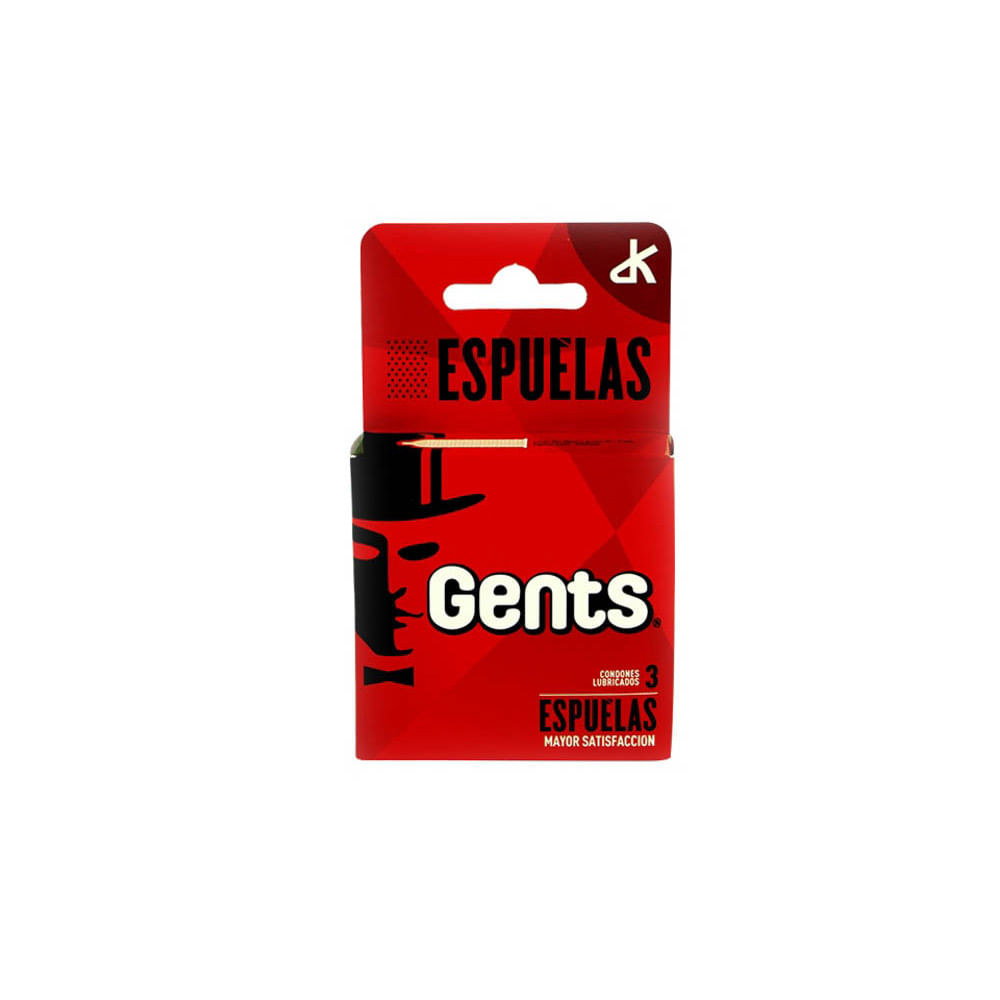 Preservativos Gents con Espuelas - Caja 3 UN