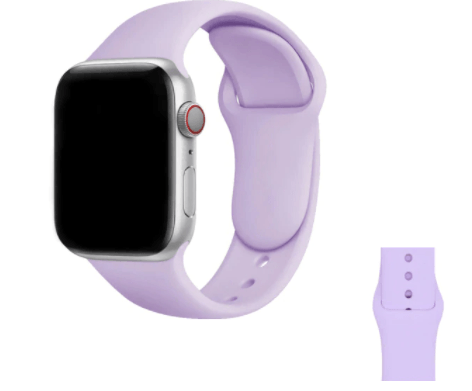 Correa De Silicona Morado Compatible Con Apple Watch 42/44/ | Knasta Chile