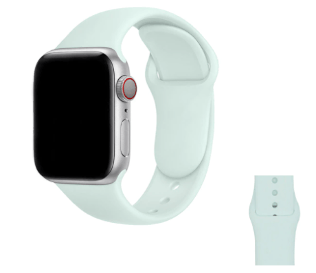 Correa de Silicona Verde Hade  Compatible con Apple watch 42/44/45 Mm