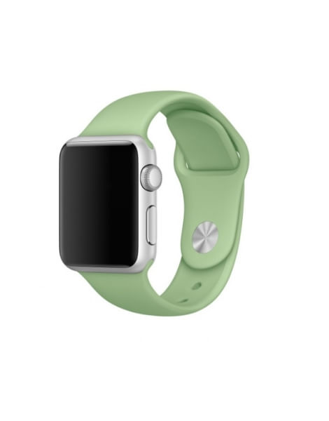 Correa de Silicona Verde Oliva  Compatible con Apple watch 42/44/45 Mm