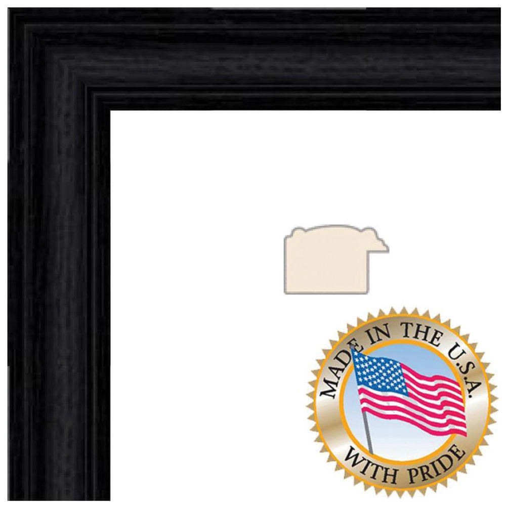 Art To Frames 4083 Black Stain Solid Red Oak Photo Frame (16 X 20