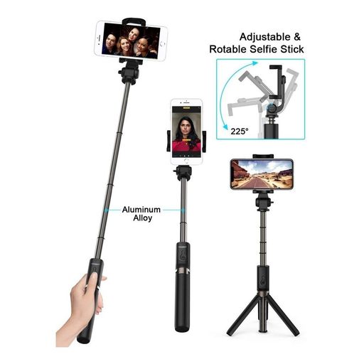 Palo Para Selfie Stick Tripode Con Bluetooth - 68cm GENERICO