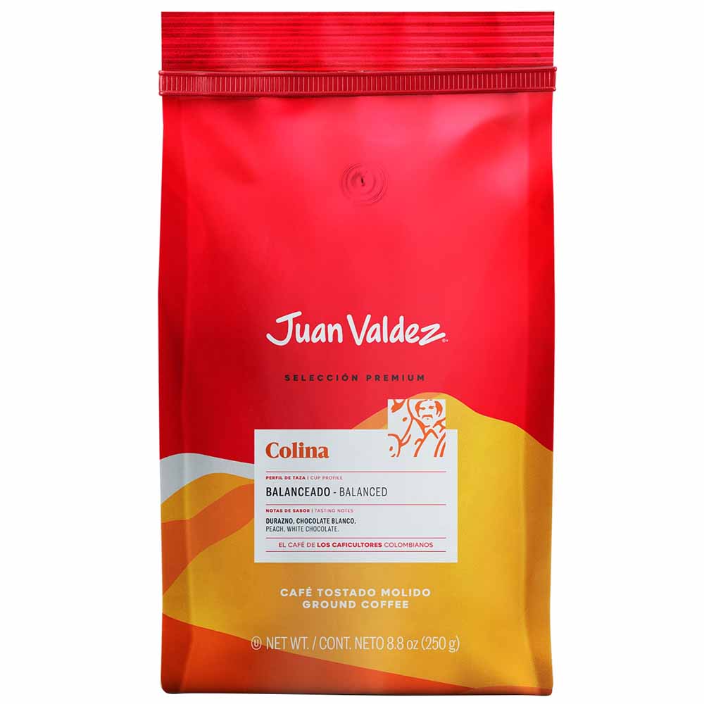 Café Molido JUAN VALDEZ Colina Bolsa 250g