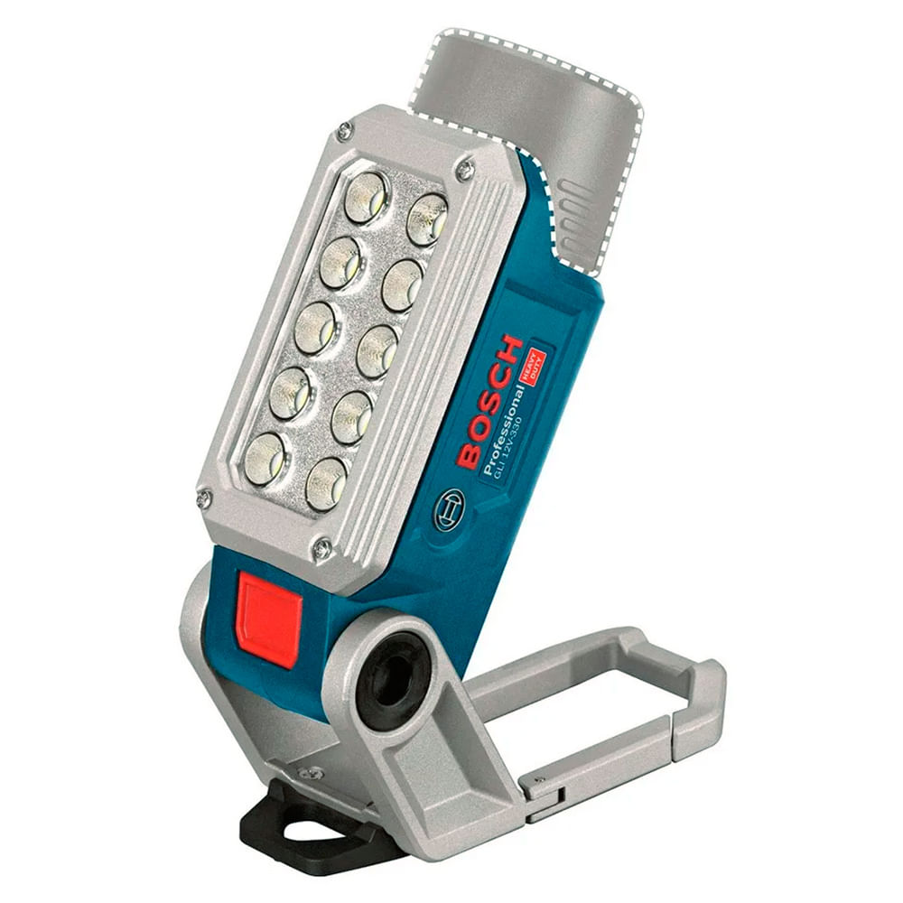 Linterna Inalámbrica Bosch Gli 12v 330 con 10 Leds 330 Lúmenes Sin