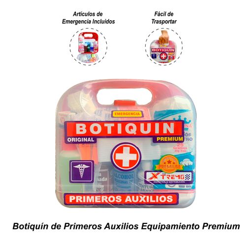 Botiquín de Primeros Auxilios Equipamiento Premium