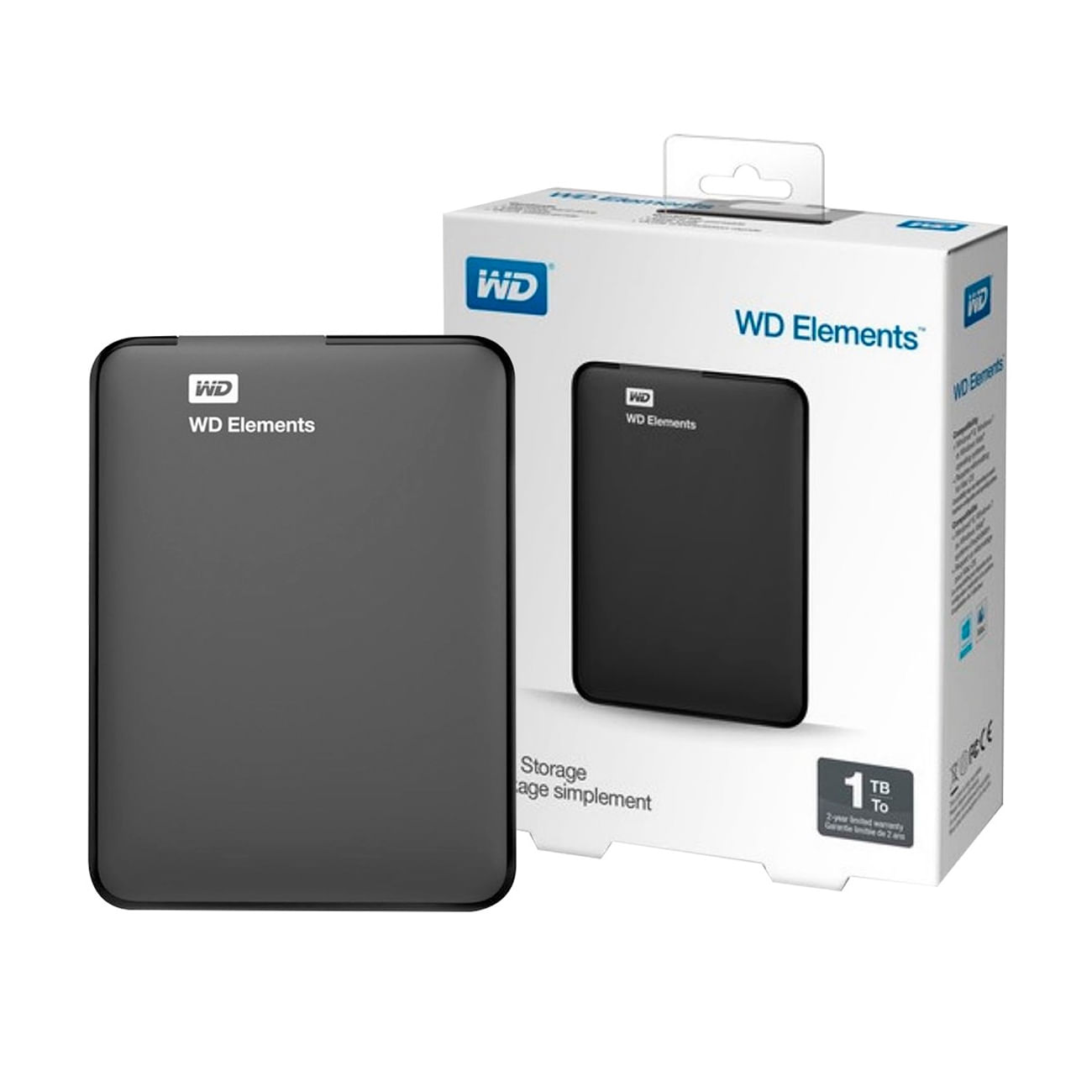 Disco Duro Externo 1Tb Western Digital Elements