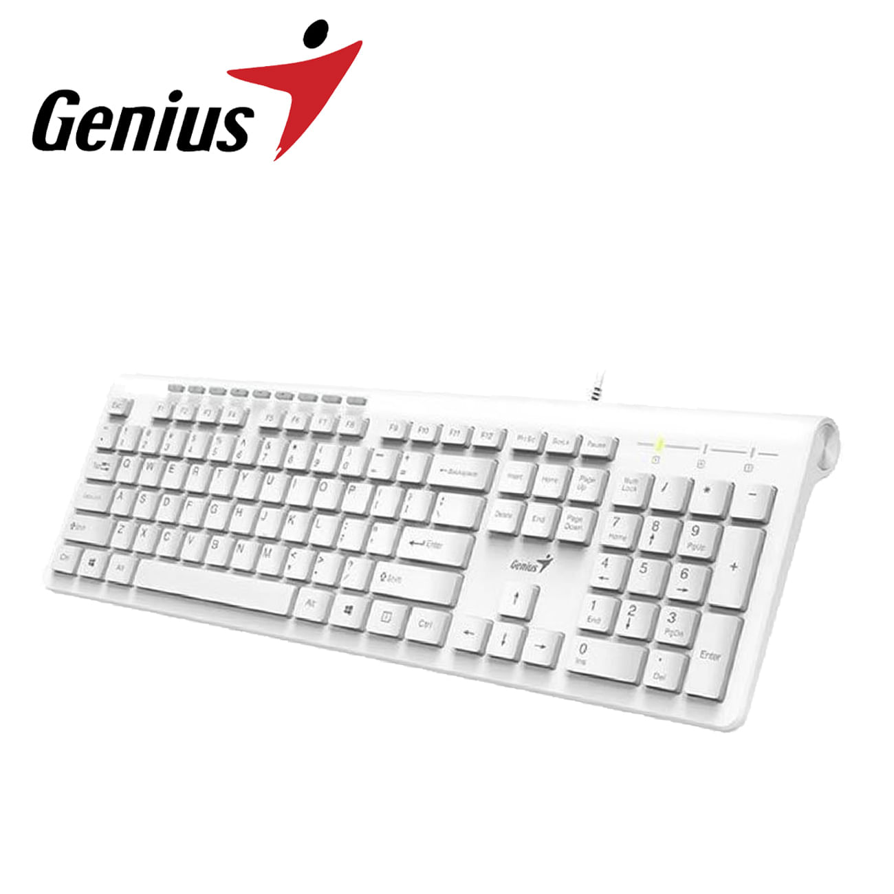 Teclado Genius Slimstar 230 Usb White 31310010403