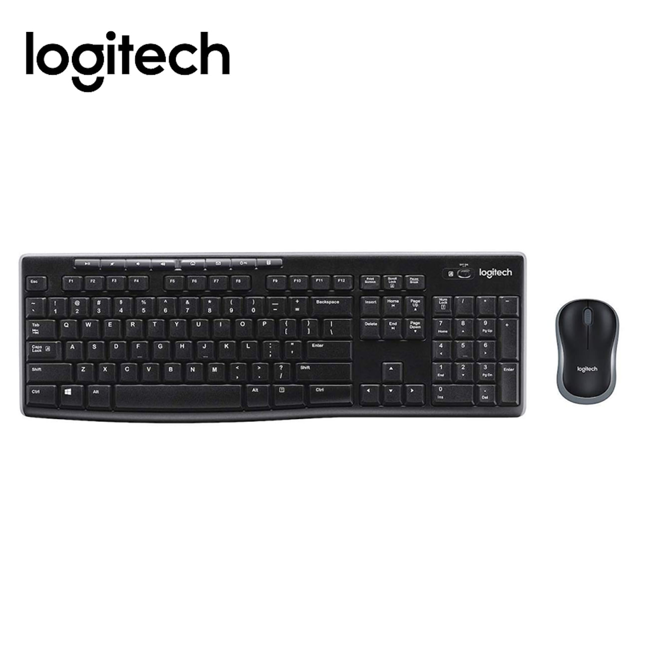 Kit Teclado y Mouse inalámbrico Logitech MK270