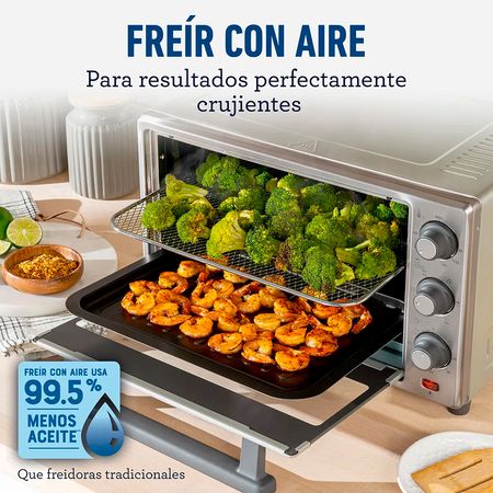 Multi Horno-Freidora de Aire, sin uso de aceite - Home Elements