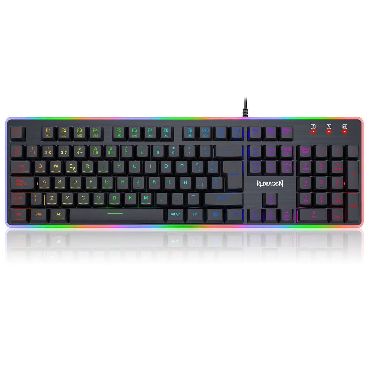 Teclado Redragon Dyaus 2 K509 RGB Semi-Mecánico Español