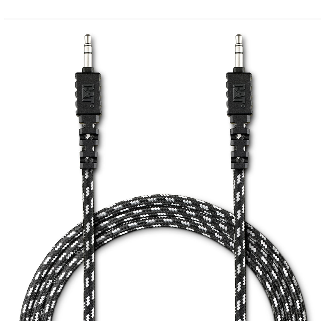 Cable Auxiliar CAT Resistente De Audio 3.5mm a 3.5mm 1.8 Metros