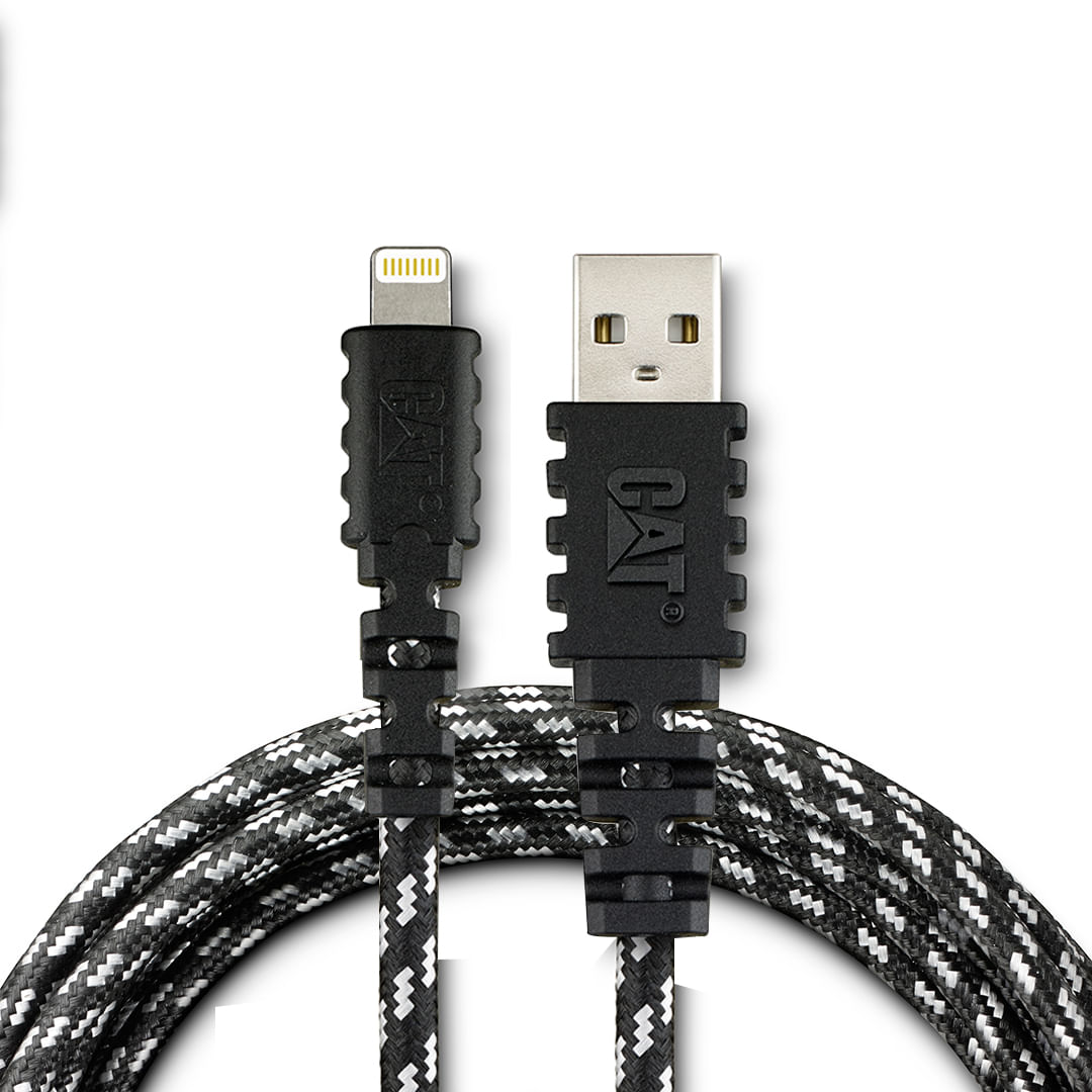 Cable Carga Y Datos CAT Resistente USB-Lightning 3 Metros