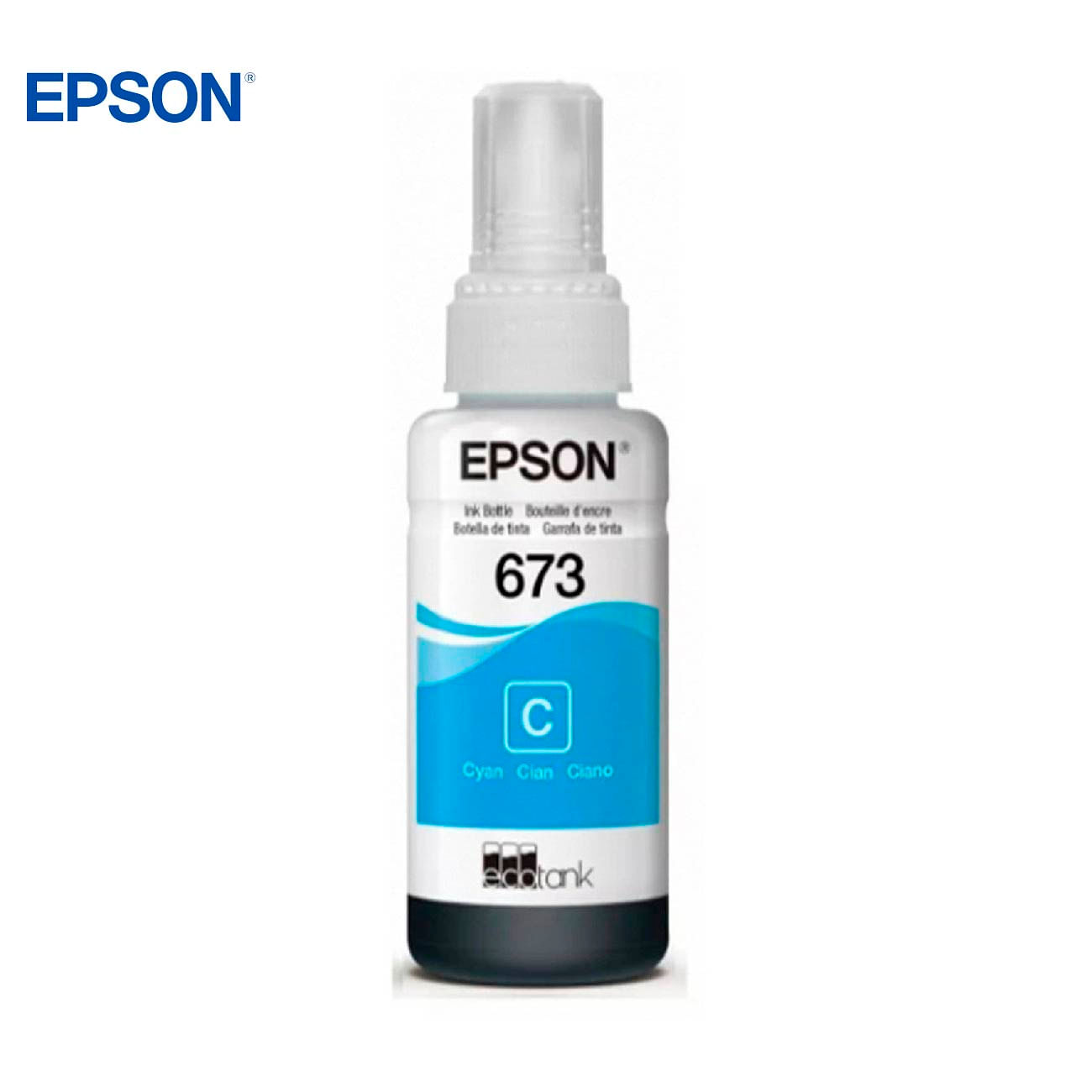 Botella de Tinta EPSON 673 Cian T673220