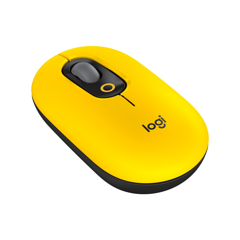 Mouse Logitech Pop Bluetooth Black yellow