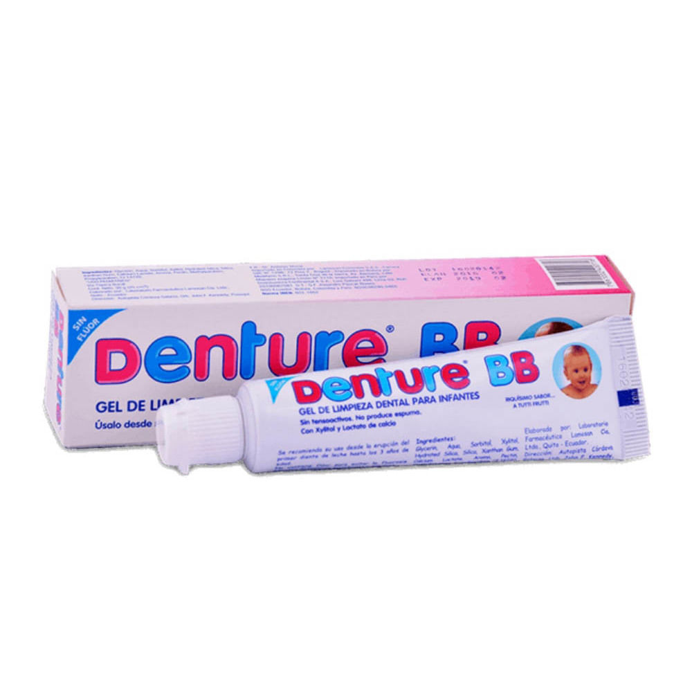 Gel Dental Infantil Denture BB - Tubo 30 G