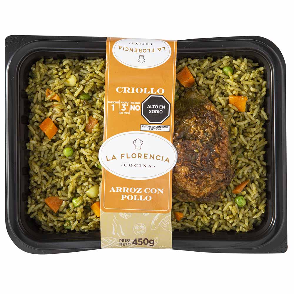 Arroz con Pollo LA FLORENCIA Bandeja 450g