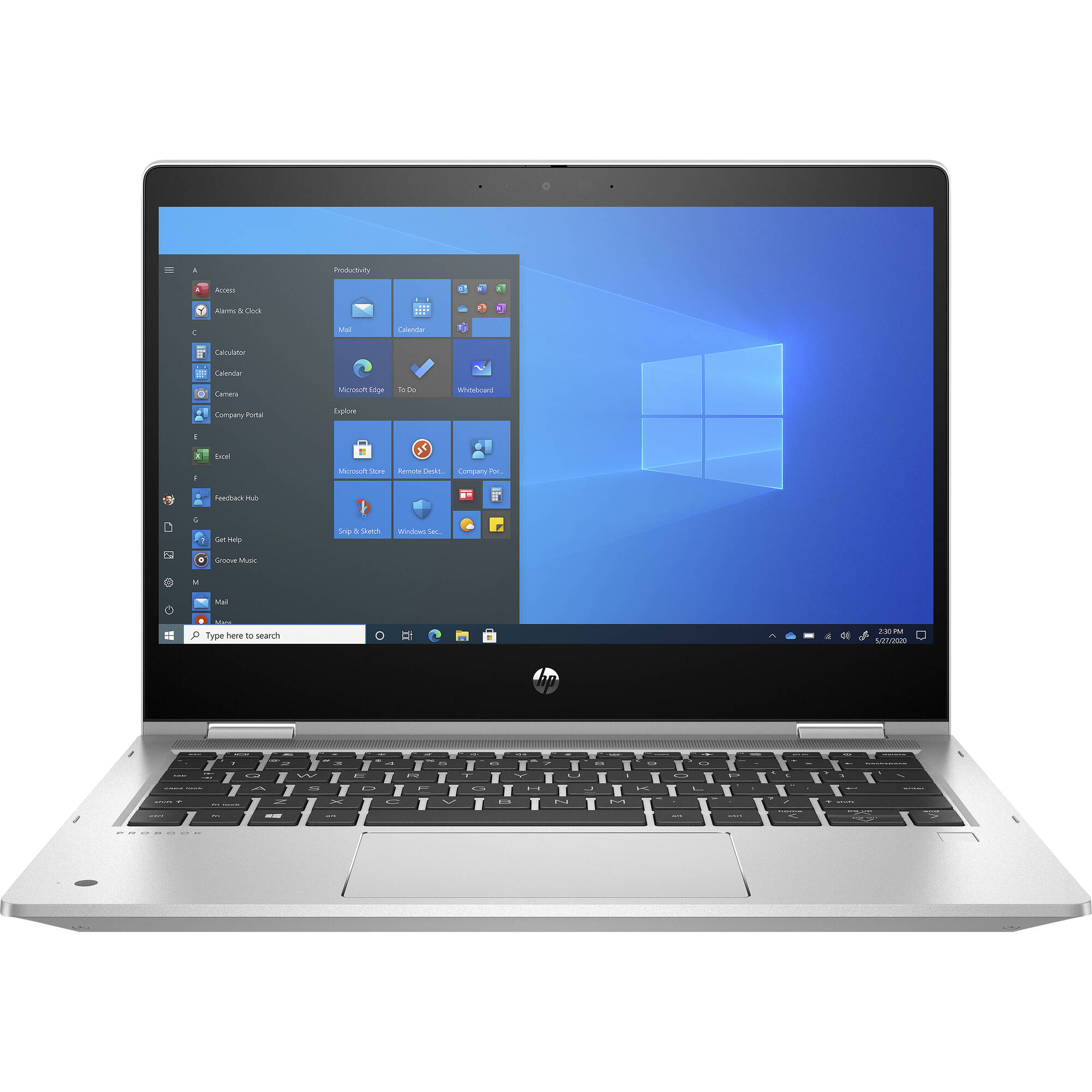 Laptop HP Probook X360 435 G8 13.3" Multi-Touch 2-en-1 (edición HP Pro Security con servicio de seguridad de 1 año)