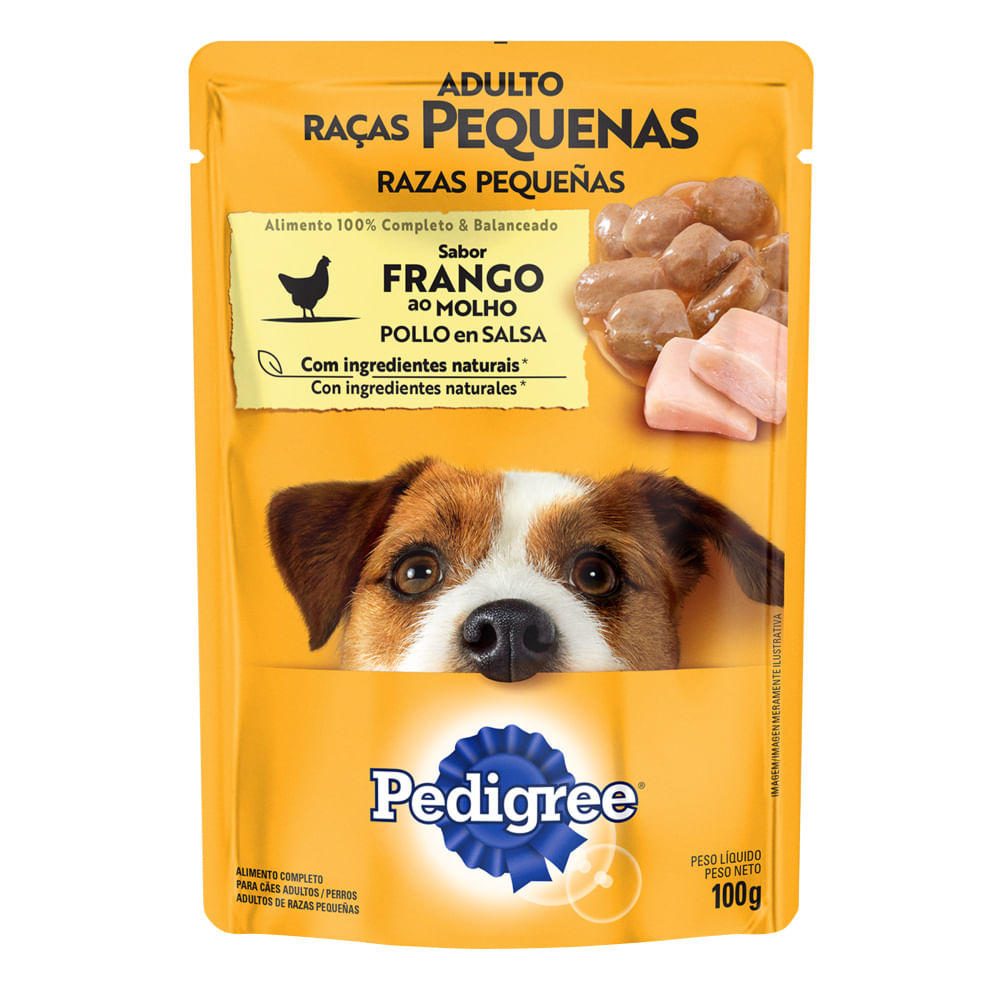 PEDIGREE Comida Húmeda para Perros Sabor Pollo en paté Lata 800g