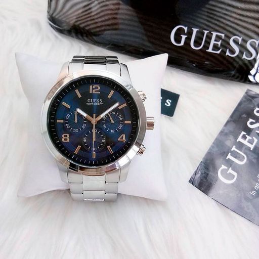 Reloj guess plateado hombre hot sale