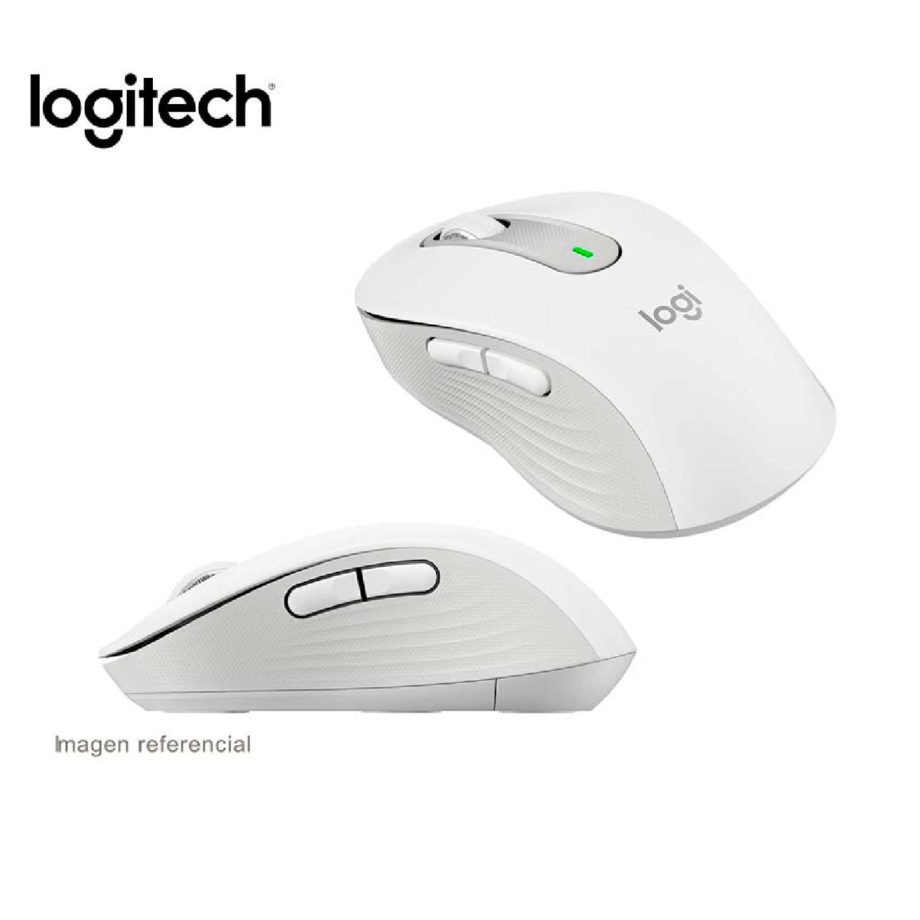 Mouse Logitech Signature M650 Silent Wireless Bluetooth Blanco