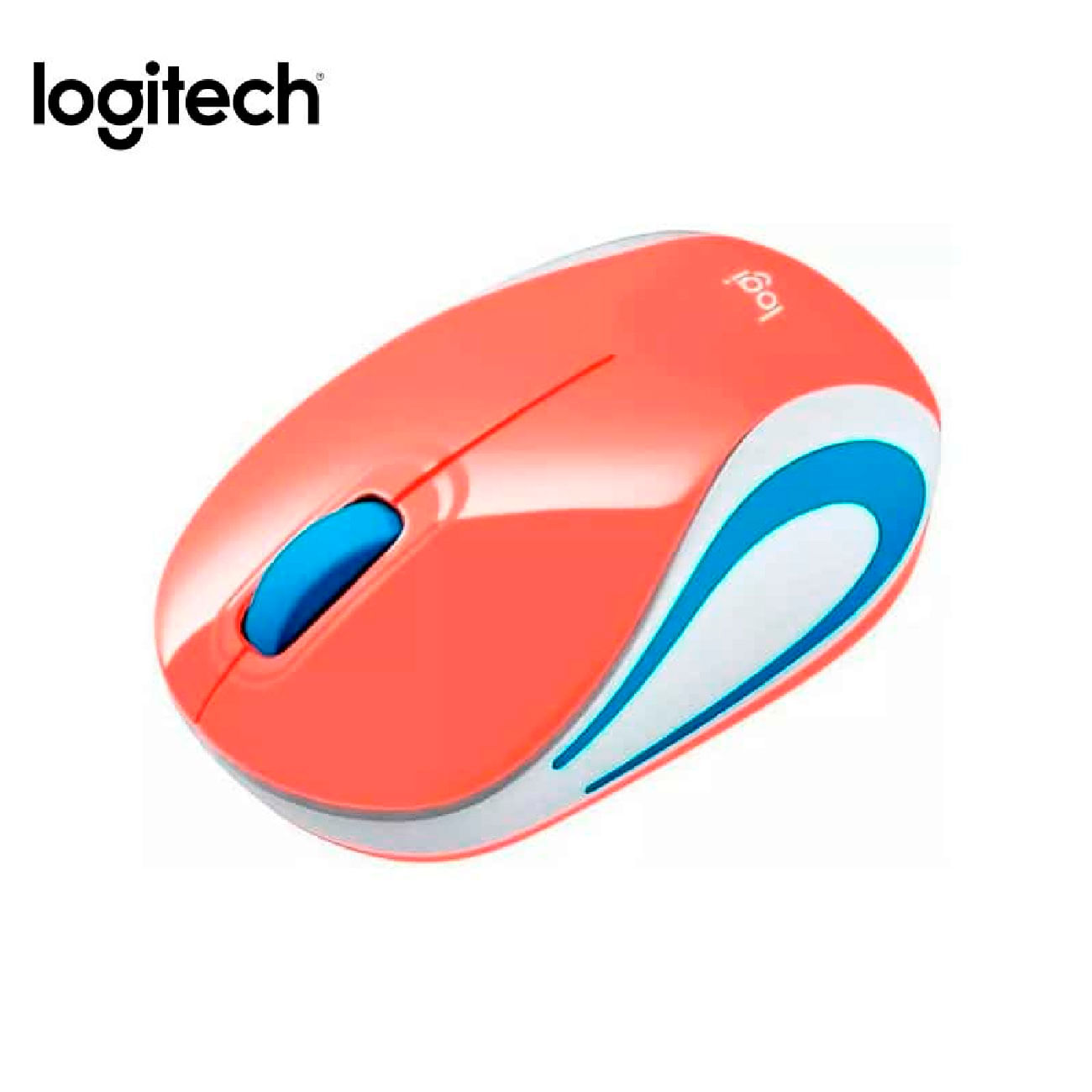 Mini Mouse Logitech Inalambrico M187 Refresh Coral