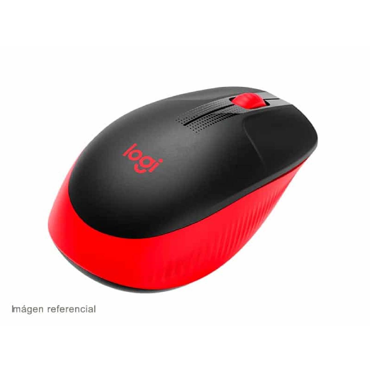 Mouse Inalámbrico Logitech M190 Rojo