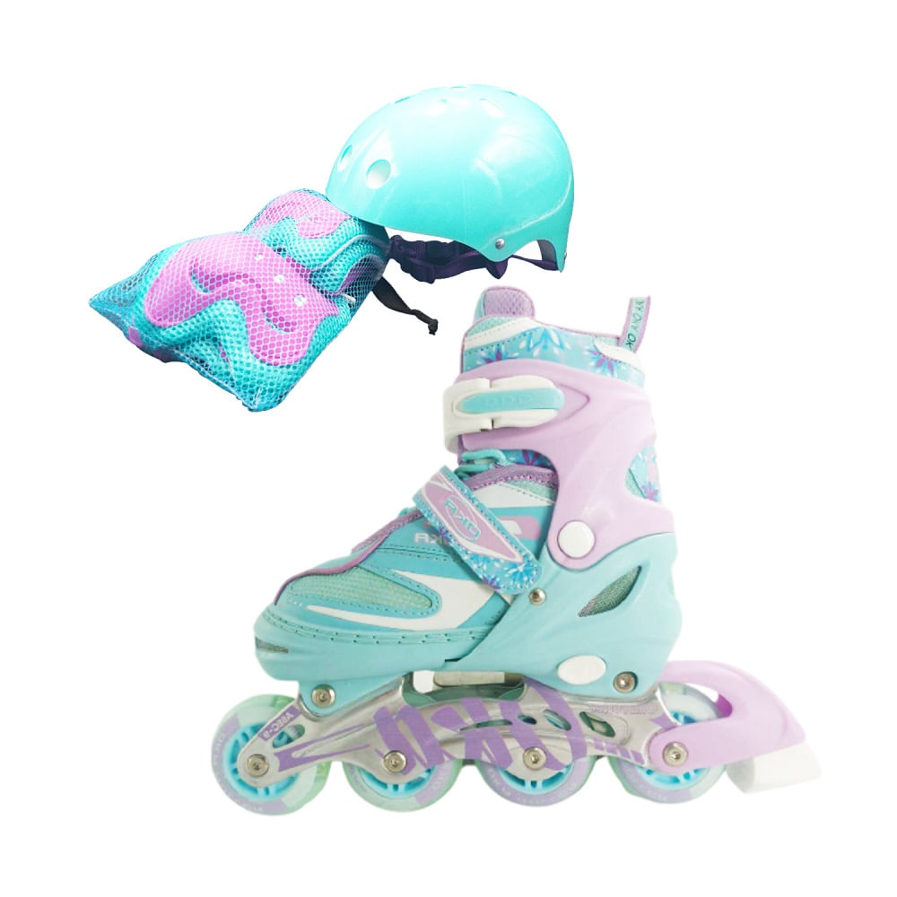Patines Lineales + Accesorios de Protección OKA