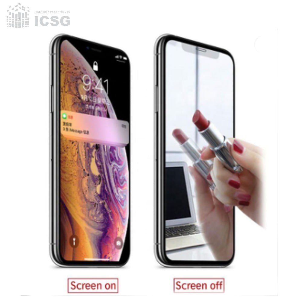 Mica vidrio espejo 8D colores para iPhone 7/8  + REGALO