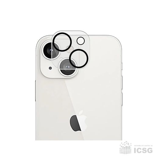 Mica Vidrio Borde Negro Lente Camara Apple Iphone 13 Mini + REGALO
