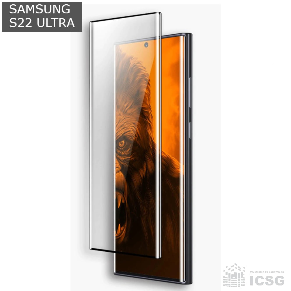 Mica Vidrio Curvo Samsung Galaxy S22 Ultra + REGALO