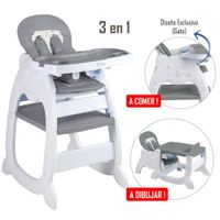 Silla De Comer Gato 3 en 1 Gray Voyage Cat Love