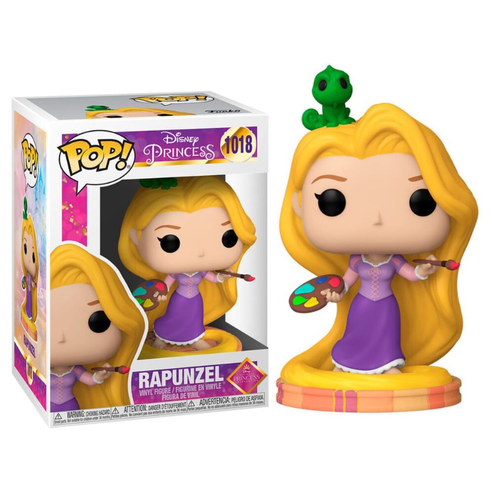 rapunzel y pascal funko