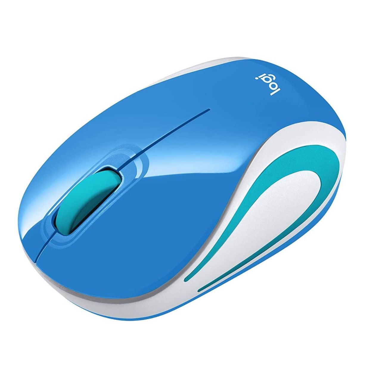 Mouse Logitech M187 Mini Wireless Refresh LIGHT Blue - 910-005363
