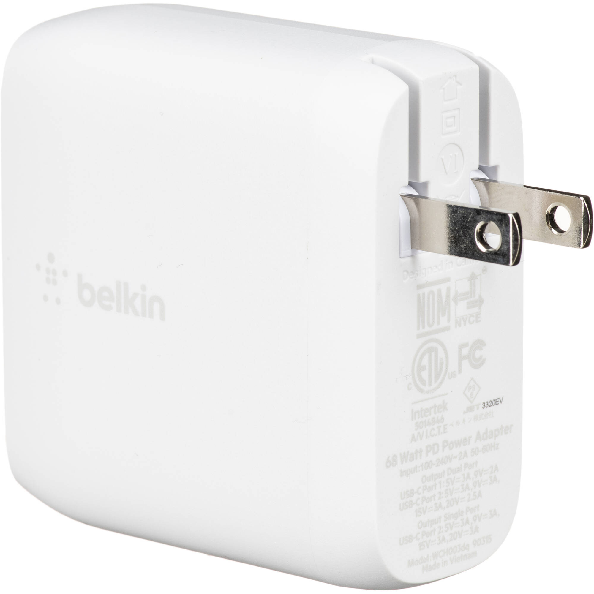 Belkin Cargador USBx2 24W iPhone 12 + Lightning to USB-A WCD001dq1MWH BELKIN