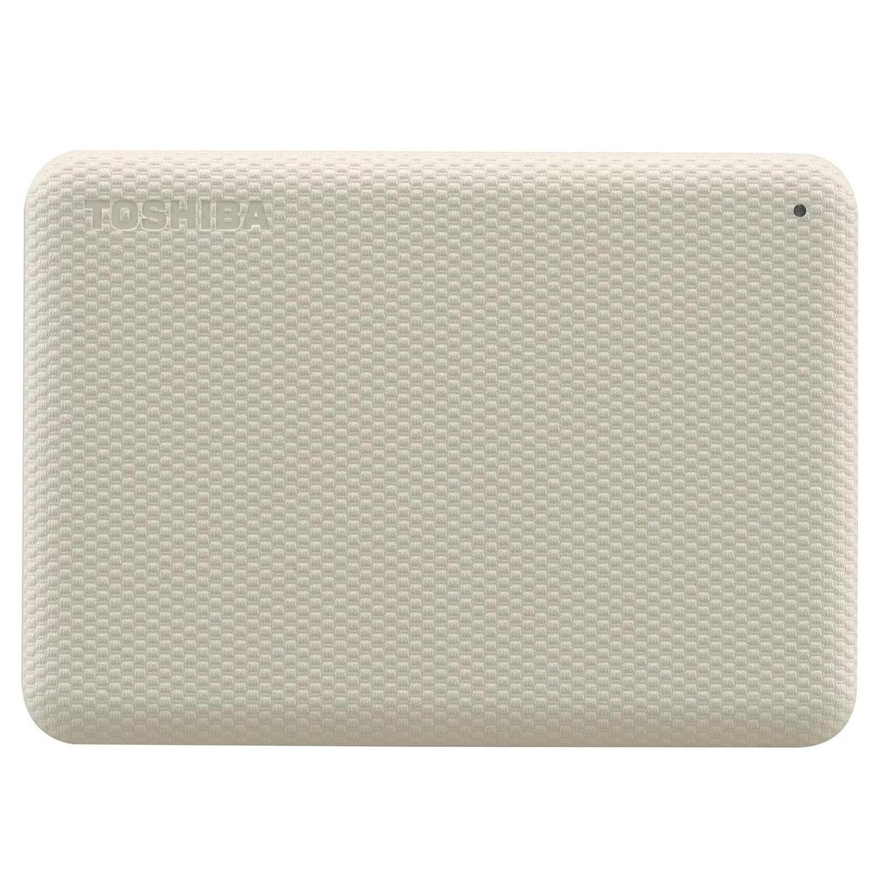Disco Externo Toshiba 2TB Canvio Advance v10 Blanco - HDTCA20XW3AA