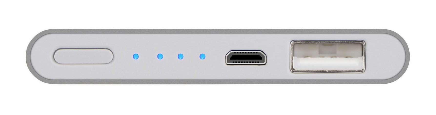 Cargador Portátil Klip Xtreme Enox8000 8000 MAh USB Plata - KBH-175