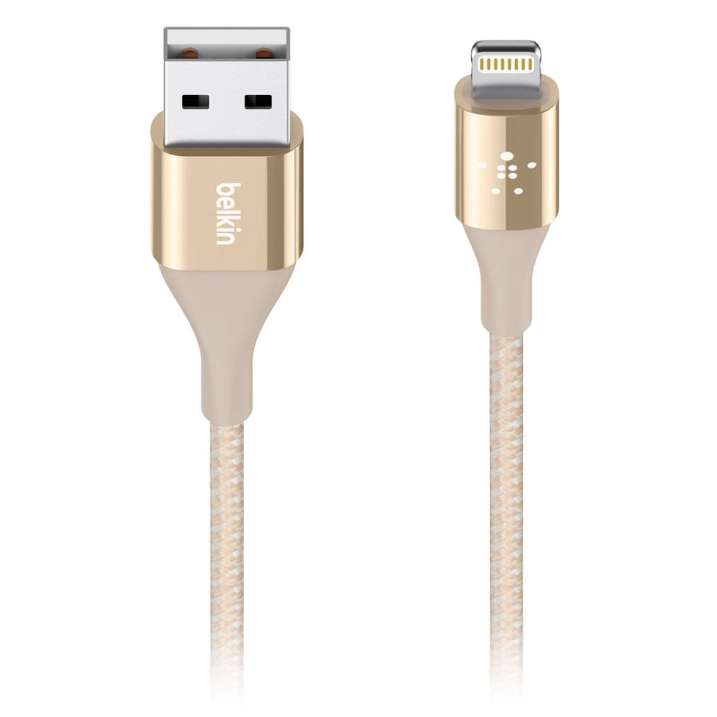 Cable Lightning Belkin DuraTek 1.2m to USB Type-A Charging - F8J207BT04-GLD