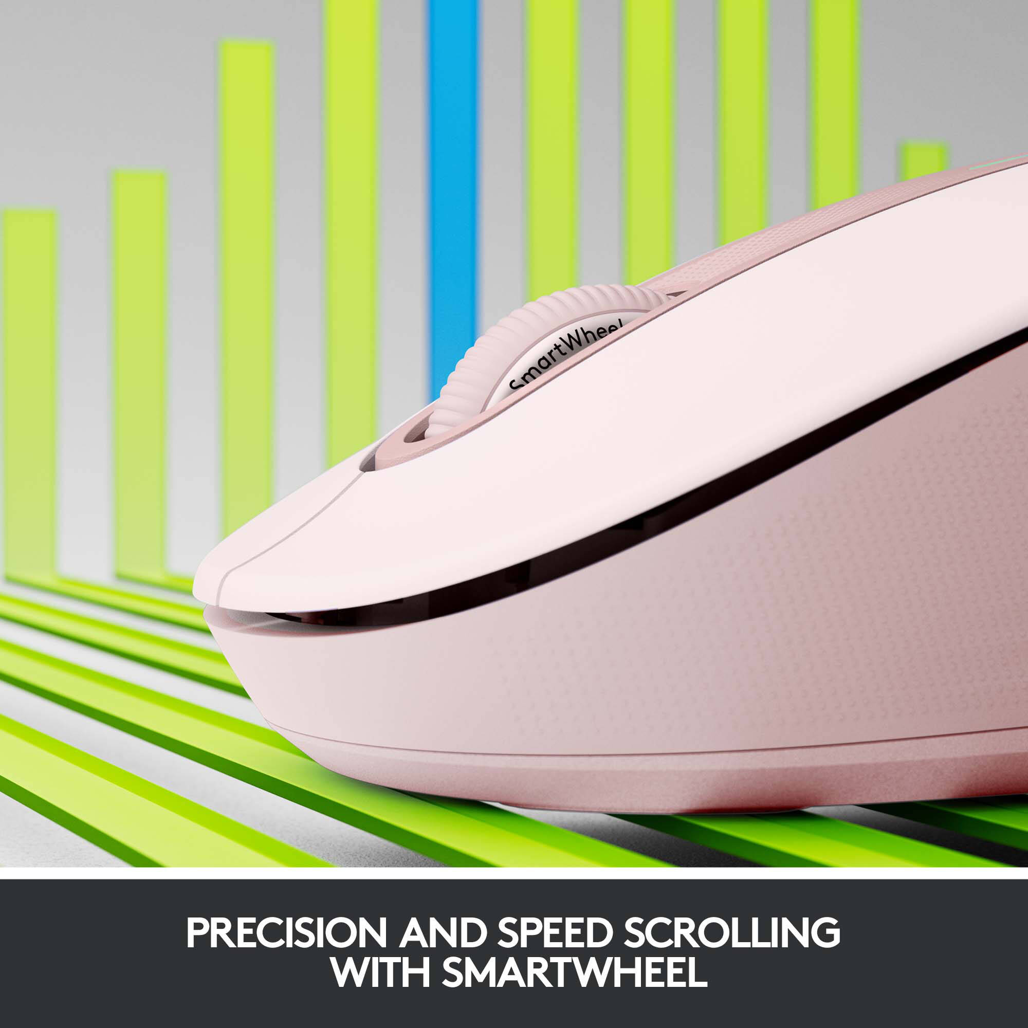 Mouse Logitech Signature M650 Wireless RF + Bluetooth 2000 dpi Rosa - 910-006251