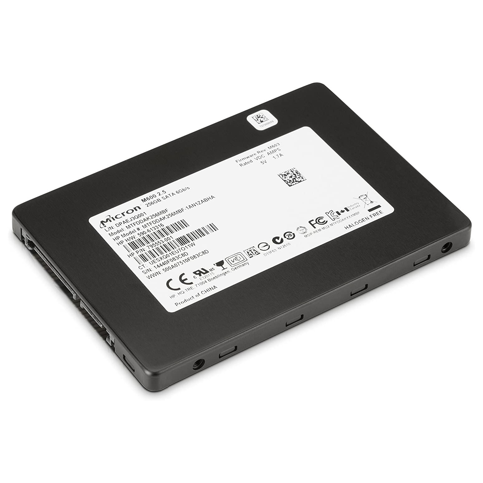 Disco Sólido 256GB SSD HP 2.5"" 3 Gbps Transfer Para Z200, Z400, Z600 & Z800 Workstations - A3D26AA