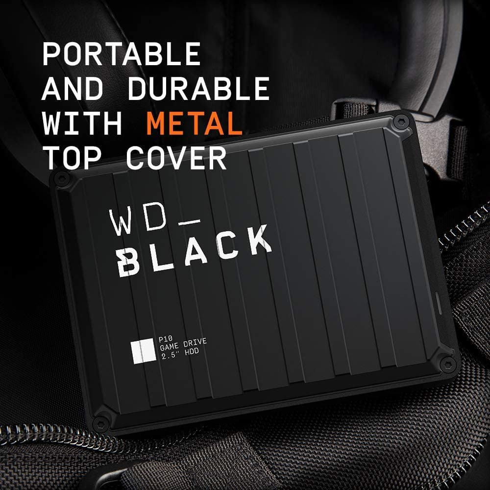 Disco Externo Western WD Black 4TB P10 Game Drive 3.2 Gen 1 Negro - WDBA3A0040BBK