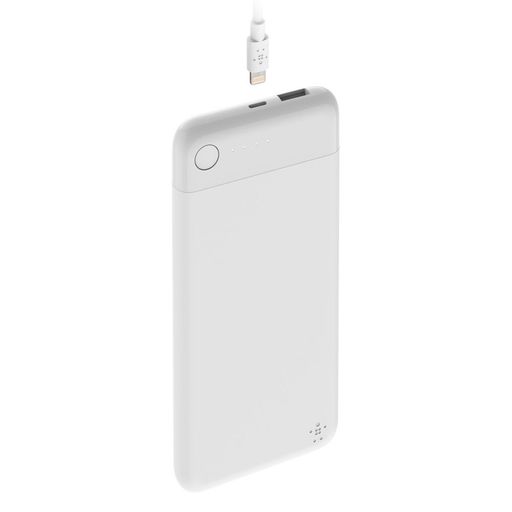 Batería externa Belkin 5K con soporte para smartphone (Blanco