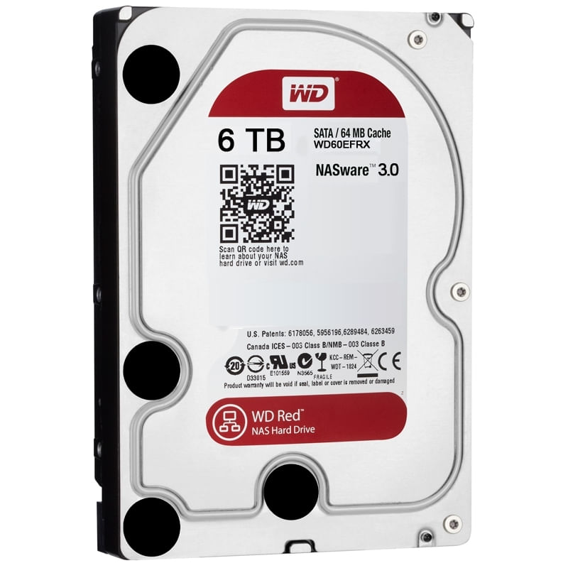 Disco Duro 6TB Western WD Red 64MB 3.5 Sata 6GB/s - WD60EFAX