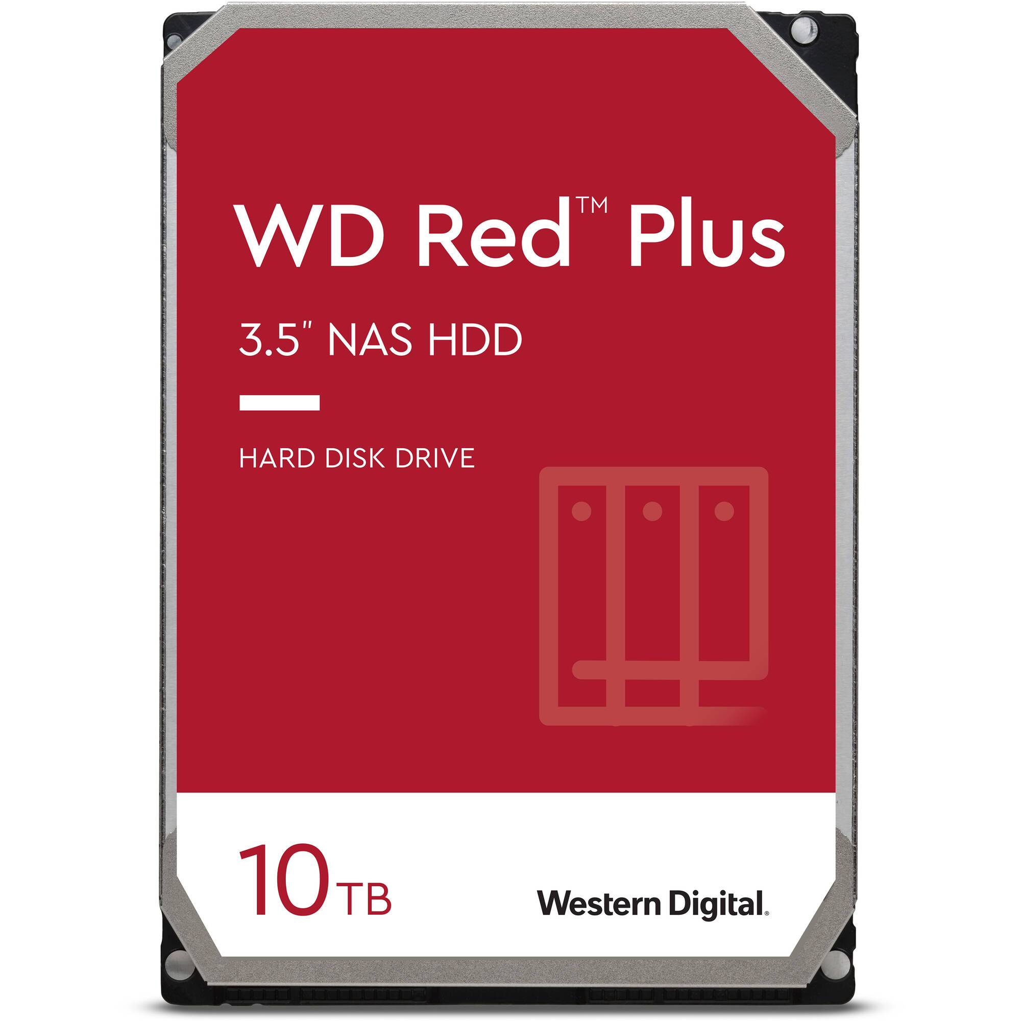 Disco Duro 10TB Western WD Red Plus 7200 rpm SATA III 3.5"" Internal NAS HDD - WD101EFBX