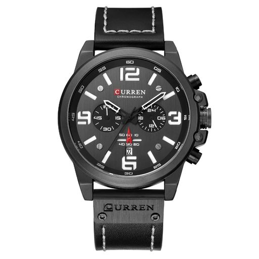 Reloj Hombre CURREN 8314 Correa Cuero Cronógrafos | plazaVea - Supermercado